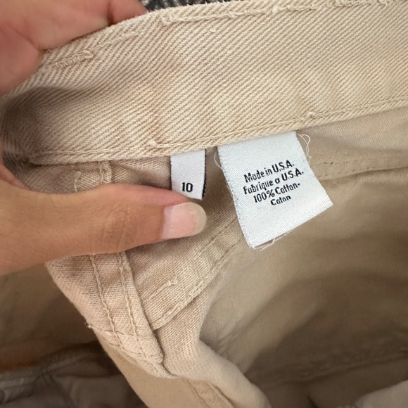 CALVIN KLEIN - Vintage Beige Denim - Size 10, fits like a 4 - Picture 2 of 4